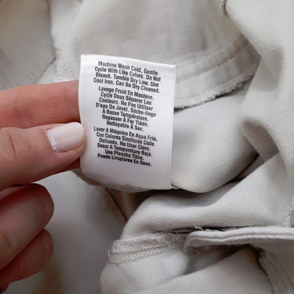 DKNYC Tapered Slim Fit Chino Khaki Pants in Neutral Beige - Picture 14 of 14